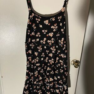 Vibe Black Floral Dress